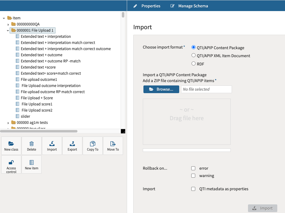 importing items into an existing class