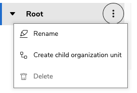 renaming an organizational unit