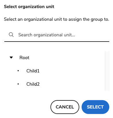 Re-assigning a group to a different OU