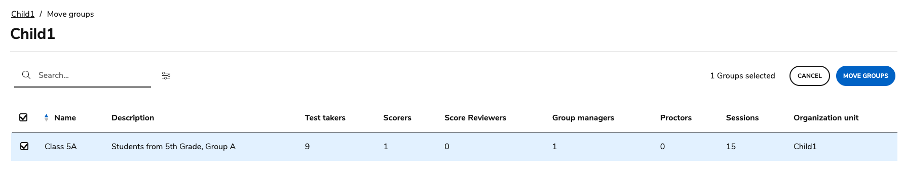 Moving groups to a different OU