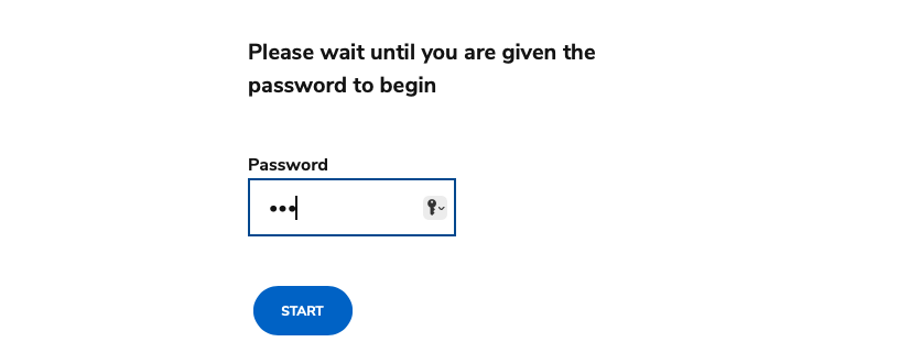 Entering a password for a battery delivery