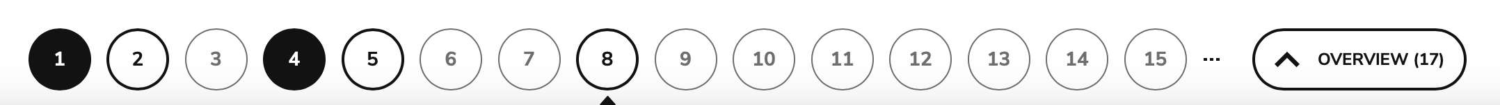 Non-linear test navigation
