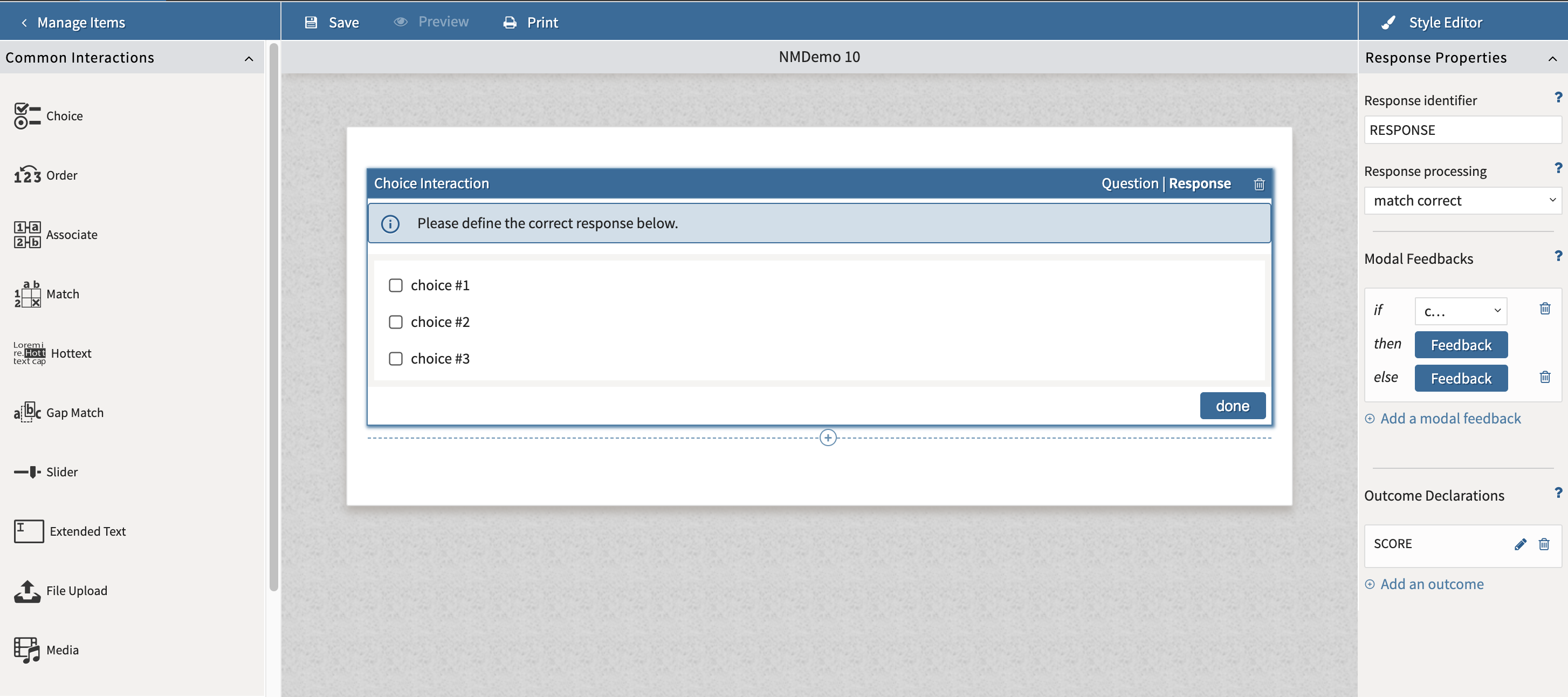 Adding Modal Feedback to your Interaction