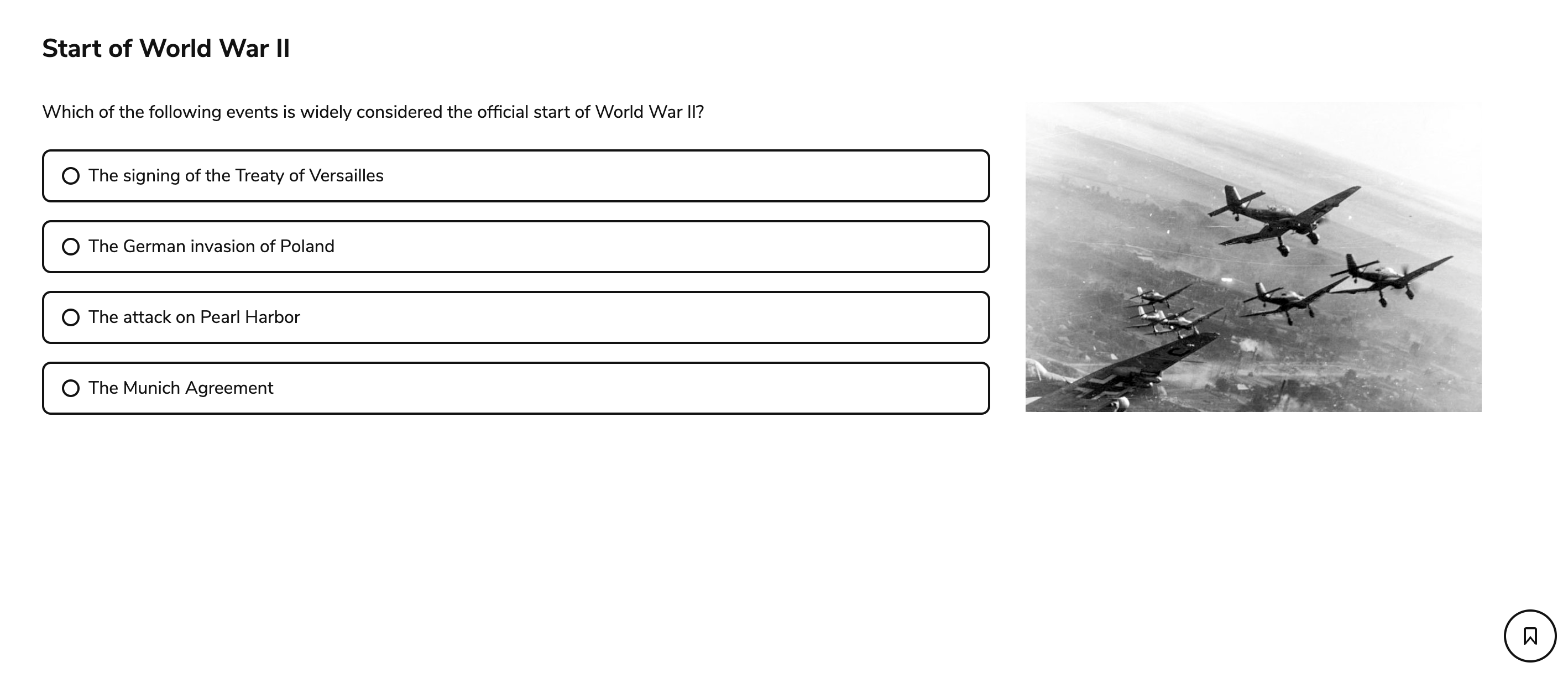 Choice interaction with feedback (question)