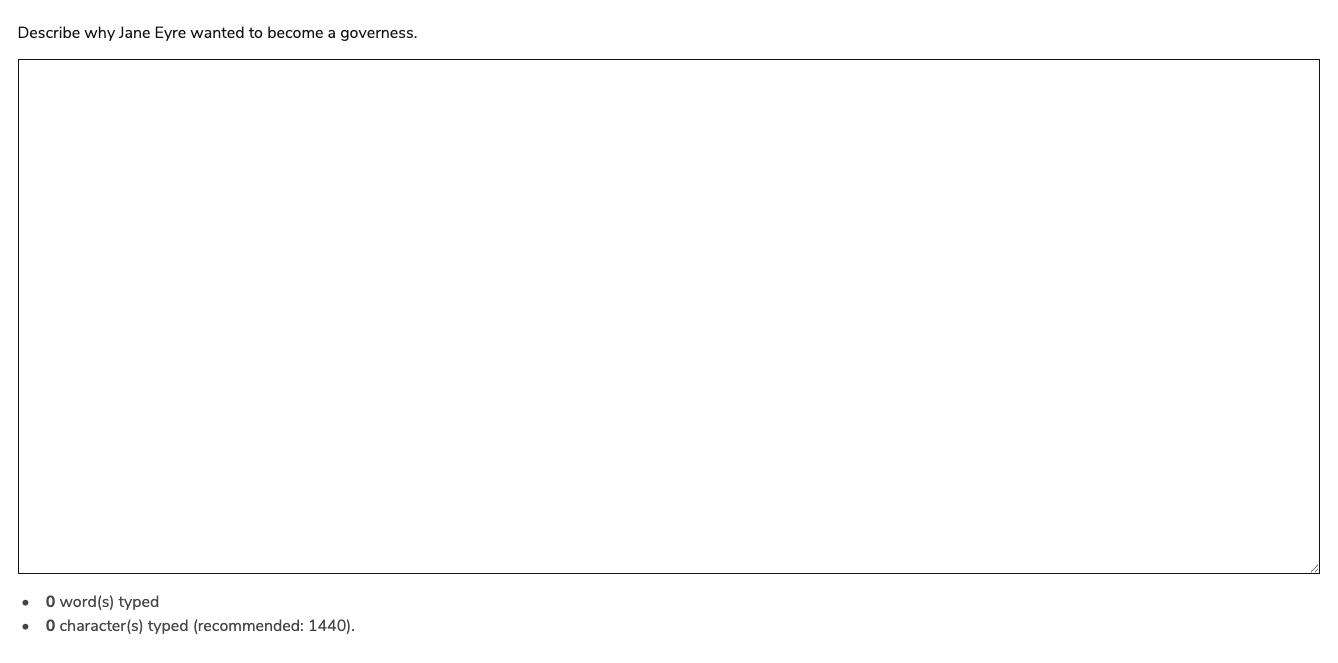 Extended Text interaction with hints